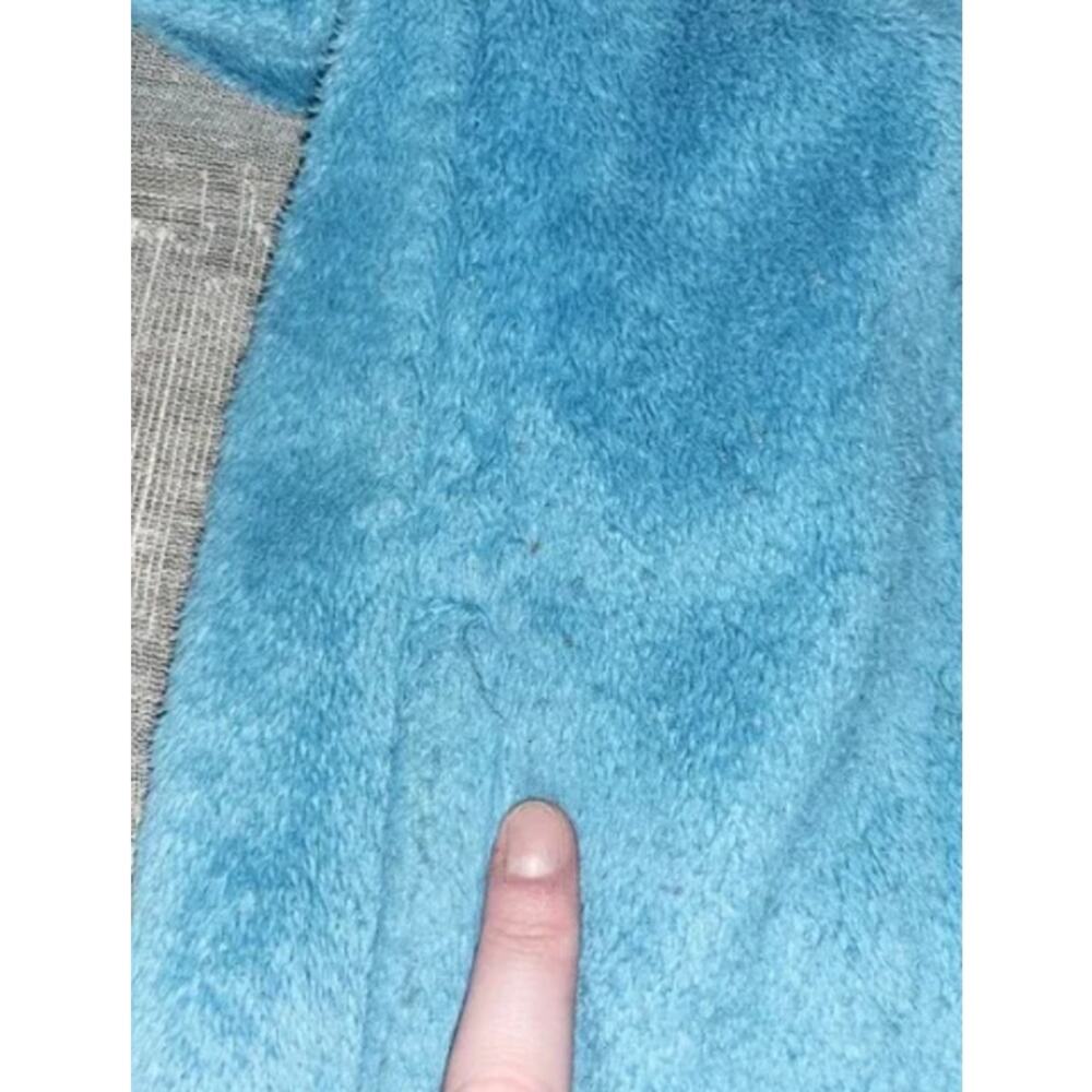 North Face Jacket Girls Size XL Blue Fleece Full Zip Long Sleeve Mock Neck #46 - Picture 5 of 9